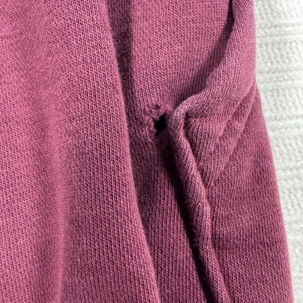 Jordan Flight Hoodie Mens XS Burgundy Maroon Jumpman Pullover Sweatshirt